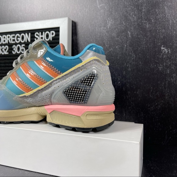 ADIDAS ZX 6000 INSIDE OUT XZ 0006 PACK BLUE WOMENS SHOES SIZE 5 PINK NEW - Picture 10 of 10